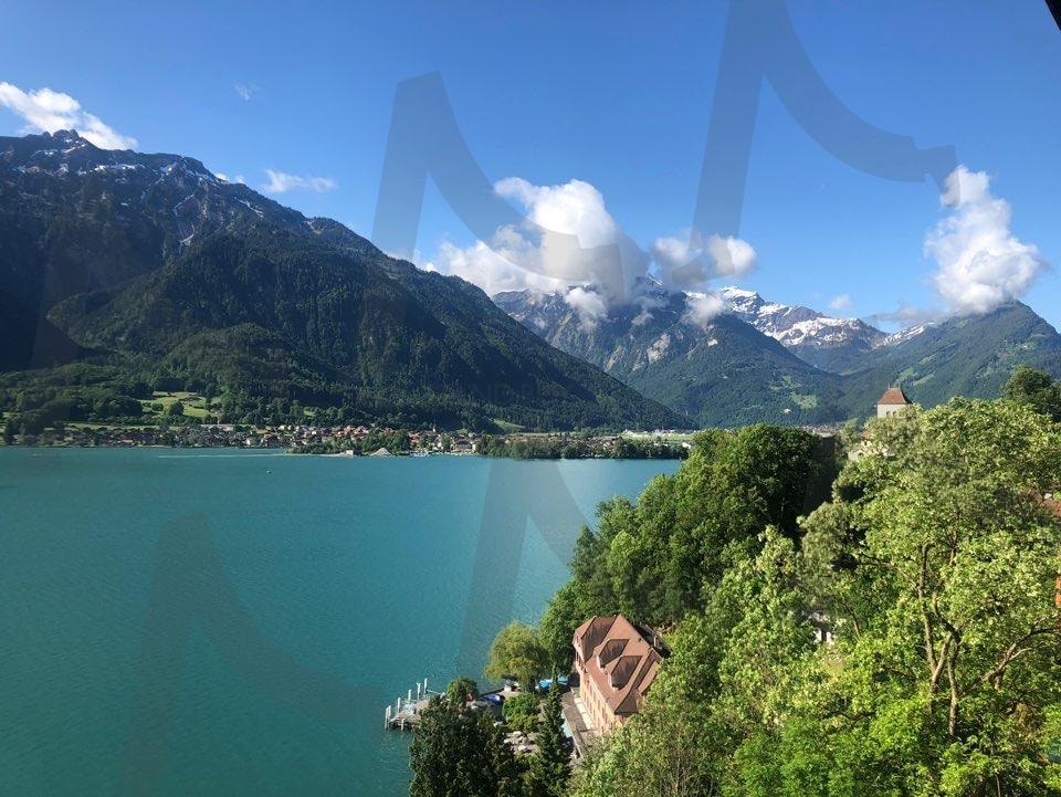 스위스 | 스위스, 인터라켄, 호텔, 풍경, 하늘, 구름, 산, 강, 나무 | 스탠바이 STANDBUY 디지털 콘텐츠