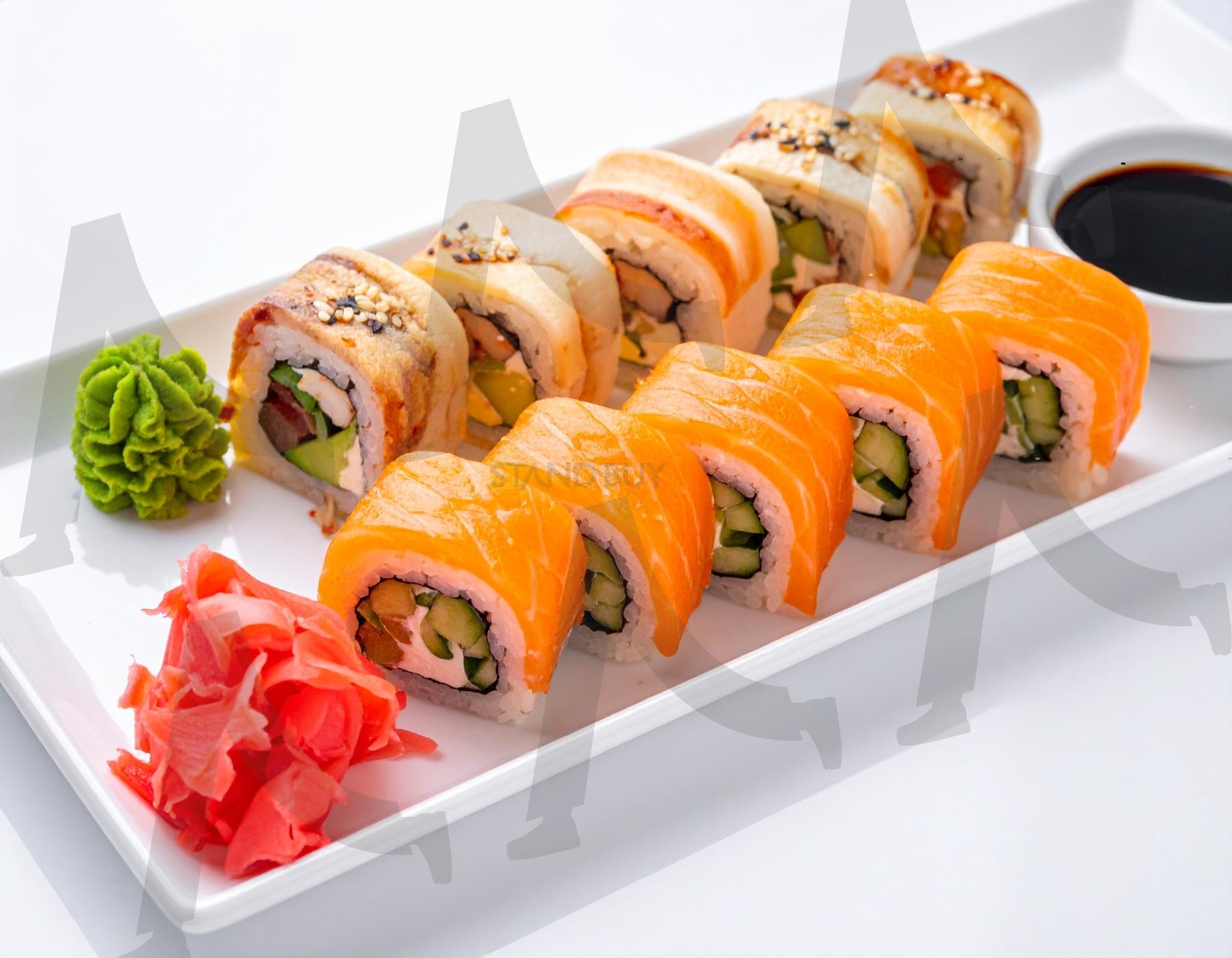 캘리포니아 롤 초밥 세트 – 참치, 아보카도, 치즈, 장식 고급 스시 광고용 음식 이미지 | ai, 캘리포니아 롤, 스시 롤. 참치 롤, 아보카도 스시. 치즈 스시, 일식 요리, 고급 초밥, 레스토랑 메뉴, 푸드 사진, 광고용 음식 이미지, 참깨 스시, 간장 소스 롤, 와사비와 생강, 일본 요리, 고급 식당 메뉴 | 스탠바이 STANDBUY 디지털 콘텐츠