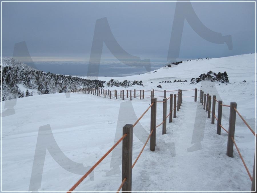 "한라산 설경, 겨울 백록담 (2013.01.06)" | 제주도, 한라산, 백록담, 윗세오름, 겨울산행, 설경 | 스탠바이 STANDBUY 디지털 콘텐츠