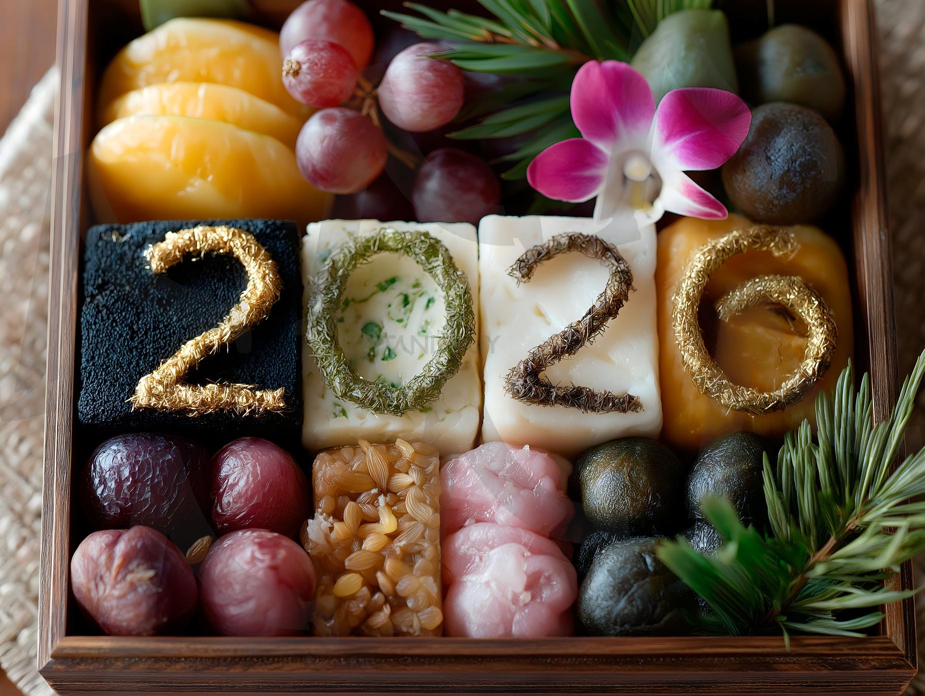 상징적인 음식과 새해 2026년을 장식한 일본 오세치 요리 도시락 | 새해, 2026, 일본, 요리, 음식, 도시락, 오세치, 전통, 다채로운, 예술, ai | 스탠바이 STANDBUY 디지털 콘텐츠