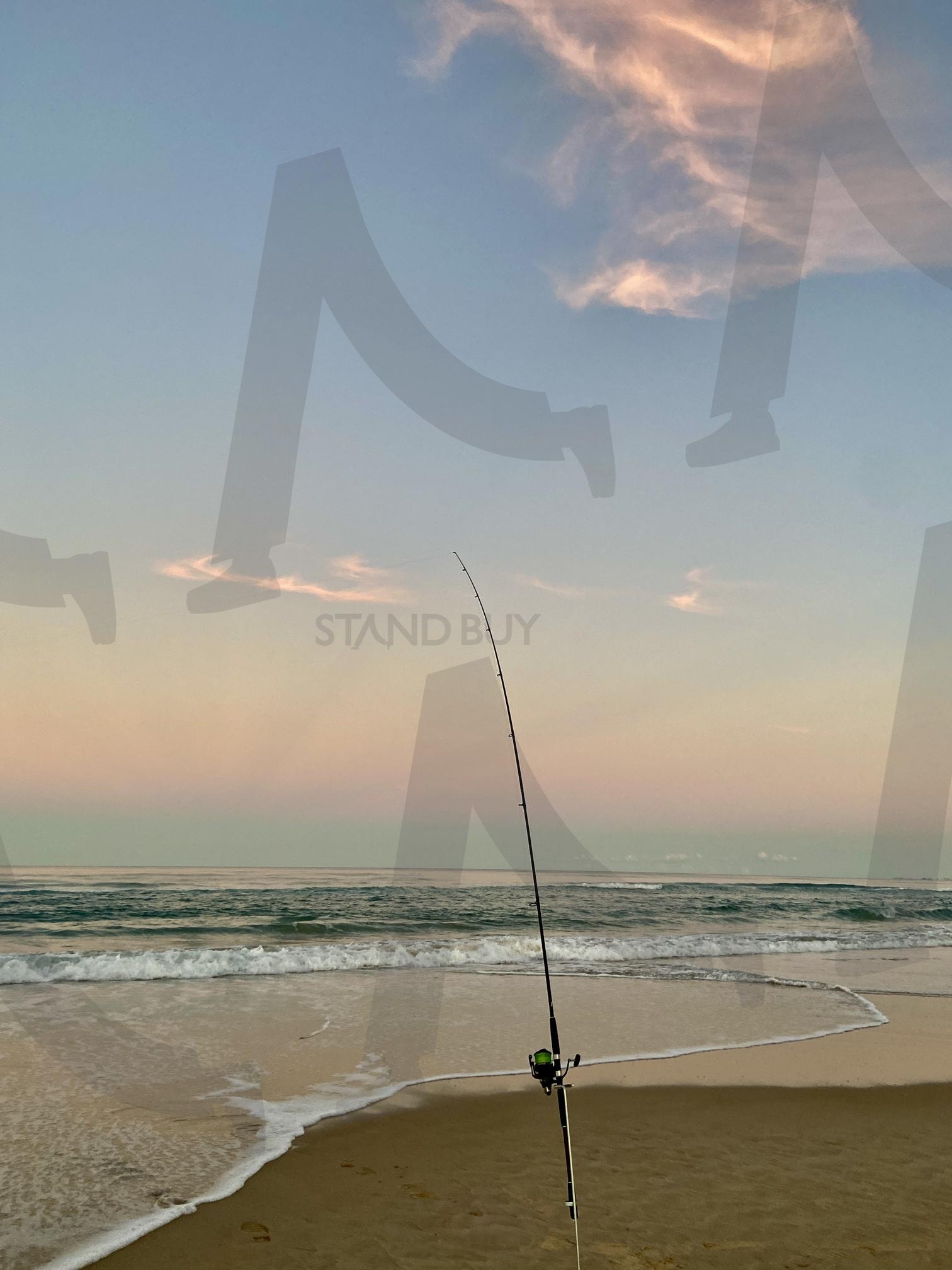고요한 낚시와 선셋 | 바다, 고요, 힐링, 선셋, 여유, 노을, 낚시, 바다낚시 | 스탠바이 STANDBUY 디지털 콘텐츠