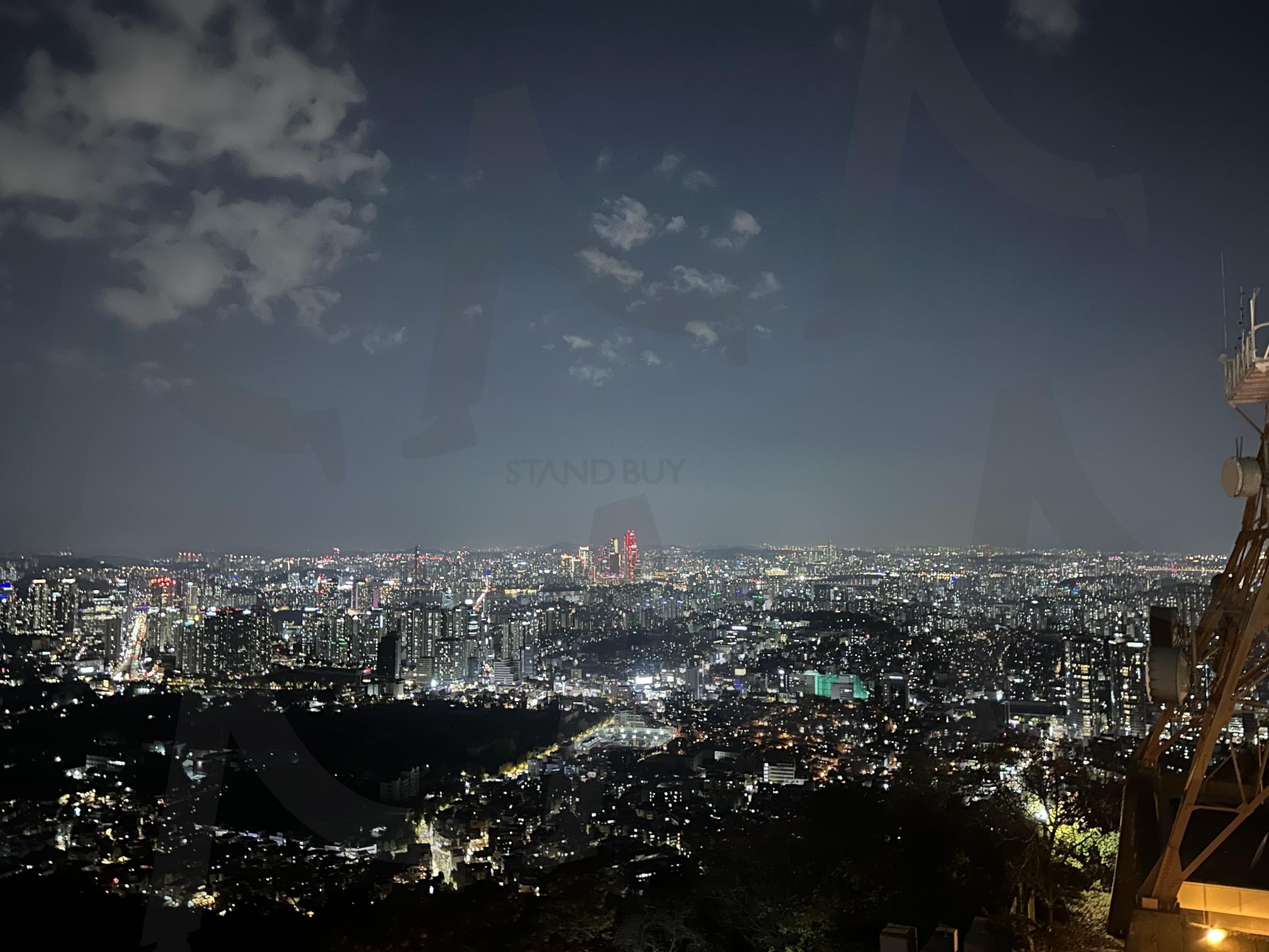 불빛이 가득한 도시의 밤 | 도시야경, 야경감성, 야경뷰, 밤풍경, 드라이브감성, 서울남산타워, 힐링 | 스탠바이 STANDBUY 디지털 콘텐츠