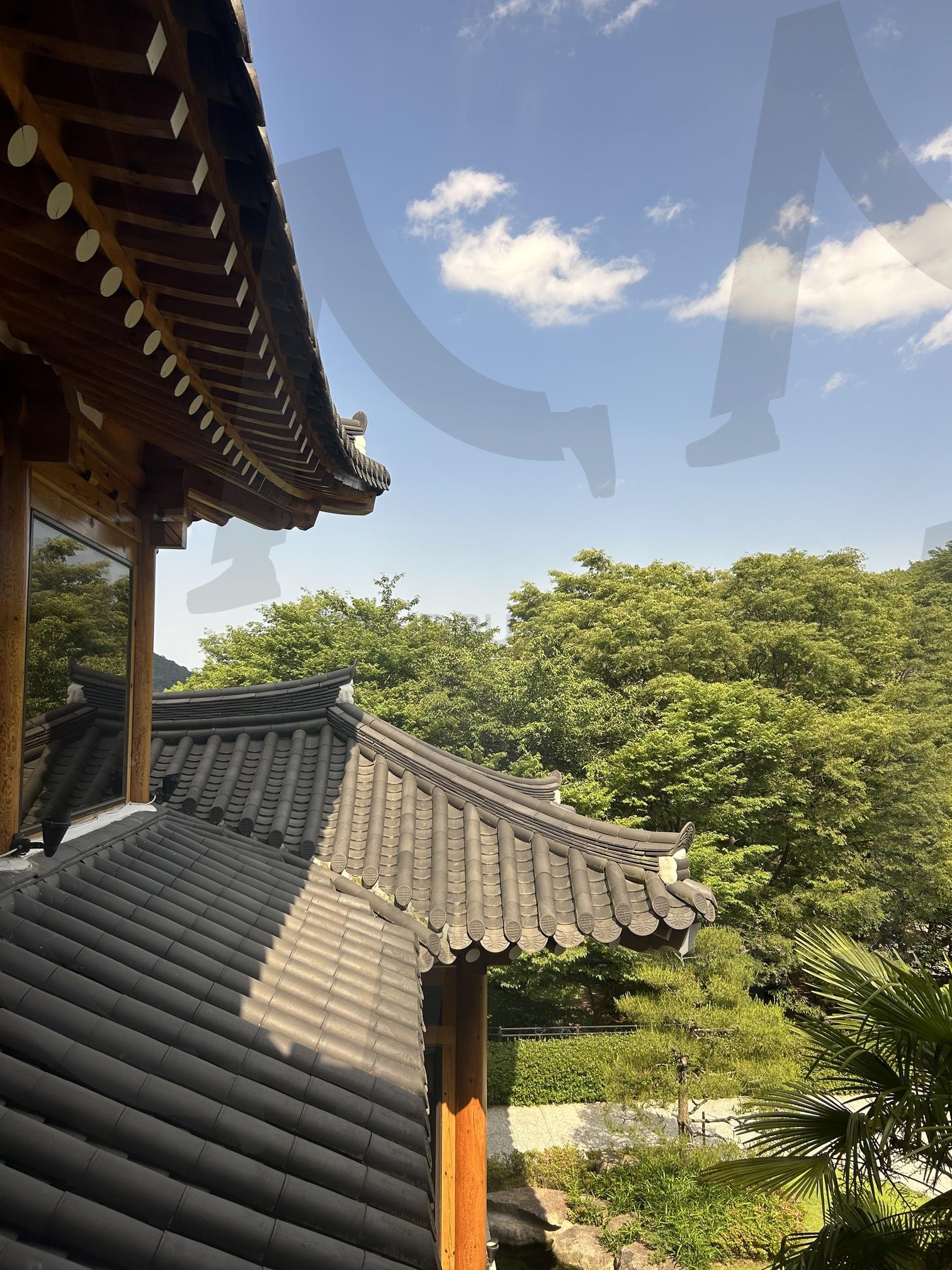 기와 지붕과 푸른 하늘 | 한옥, 기와지붕, 한국풍, 여행스냅, 고즈넉한공간 | 스탠바이 STANDBUY 디지털 콘텐츠