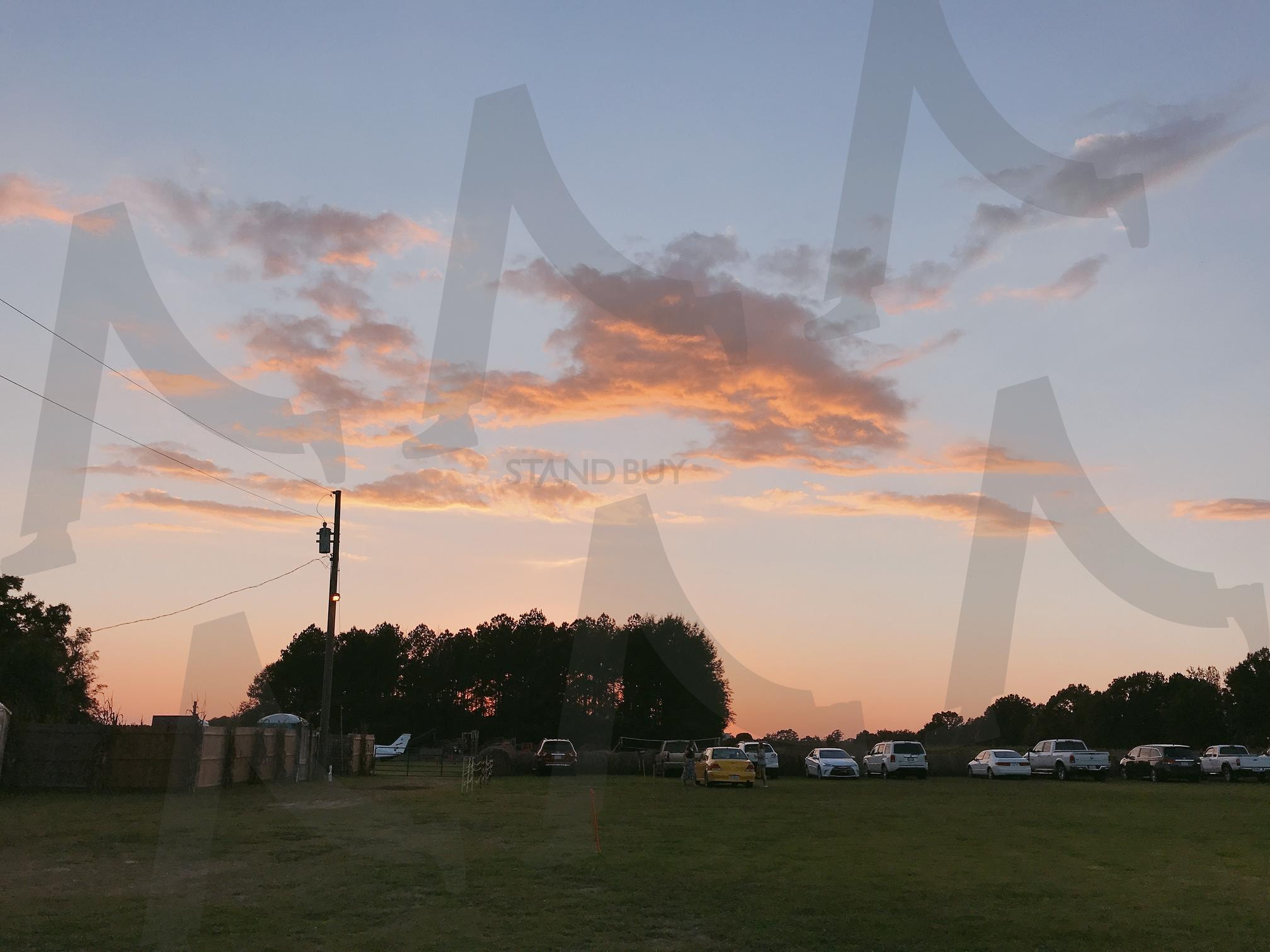 노을 | 노을, 하늘, 미국, 들판, 전봇대 | 스탠바이 STANDBUY 디지털 콘텐츠