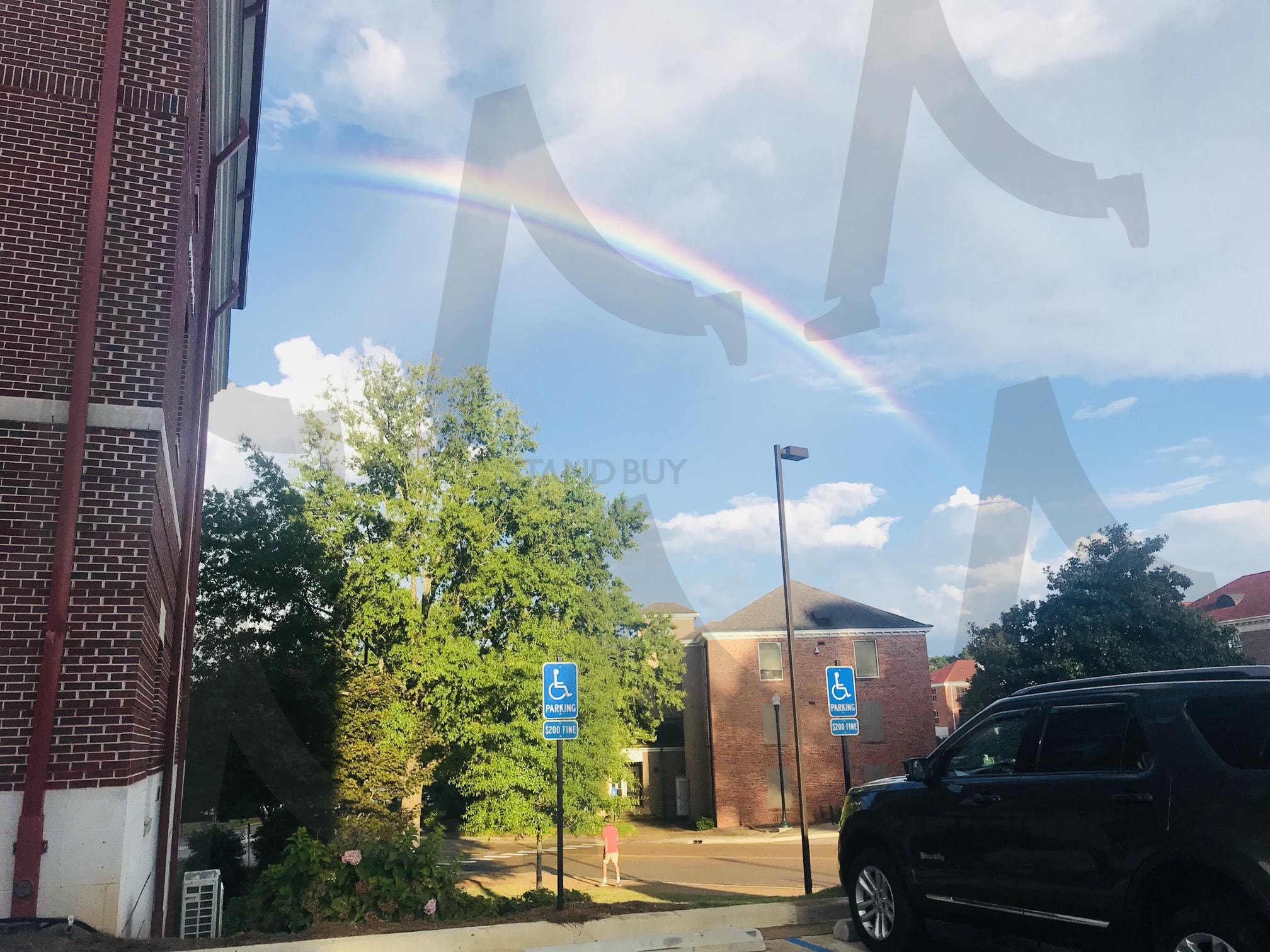 무지개 | 무지개, 캠퍼스, 옥스퍼드, 주차장, 미국 | 스탠바이 STANDBUY 디지털 콘텐츠