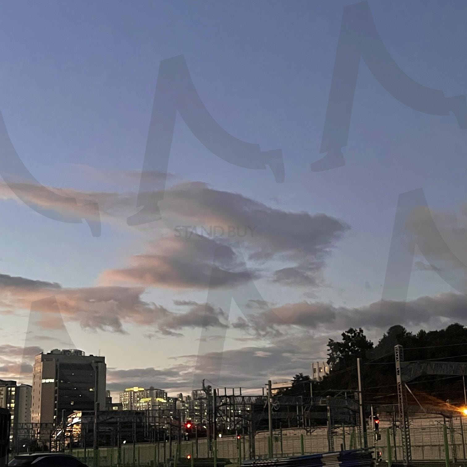 저녁 | 일몰, 구름, 기차, 하늘, 감성 | 스탠바이 STANDBUY 디지털 콘텐츠