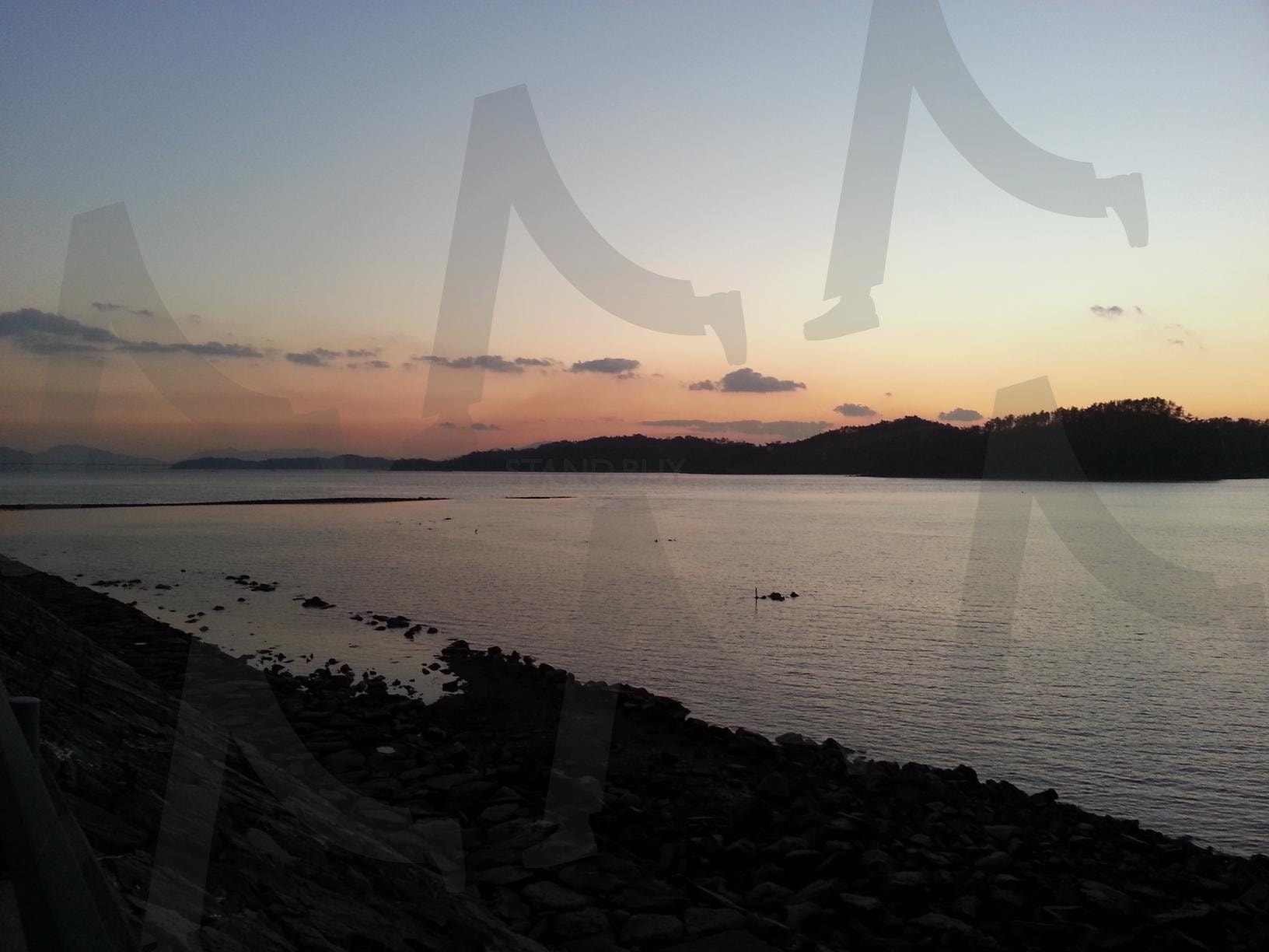 제주도 서귀포 석양입니다. | 제주도, 서귀포, 석양, 바다조망, 노을 | 스탠바이 STANDBUY 디지털 콘텐츠