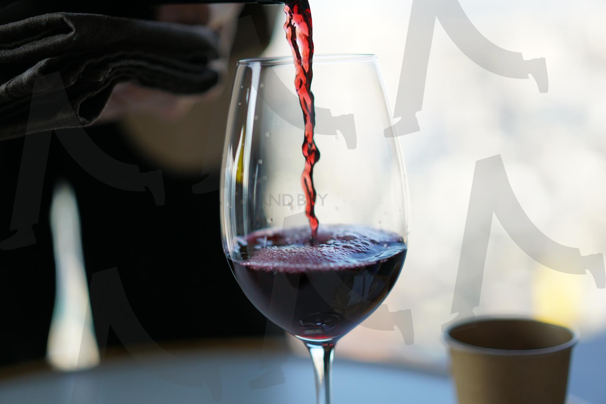 Red Wine Pour — Elegant Lifestyle Photo | wine, red wine, glass, wine glass, high resolution | 스탠바이 STANDBUY 디지털 콘텐츠