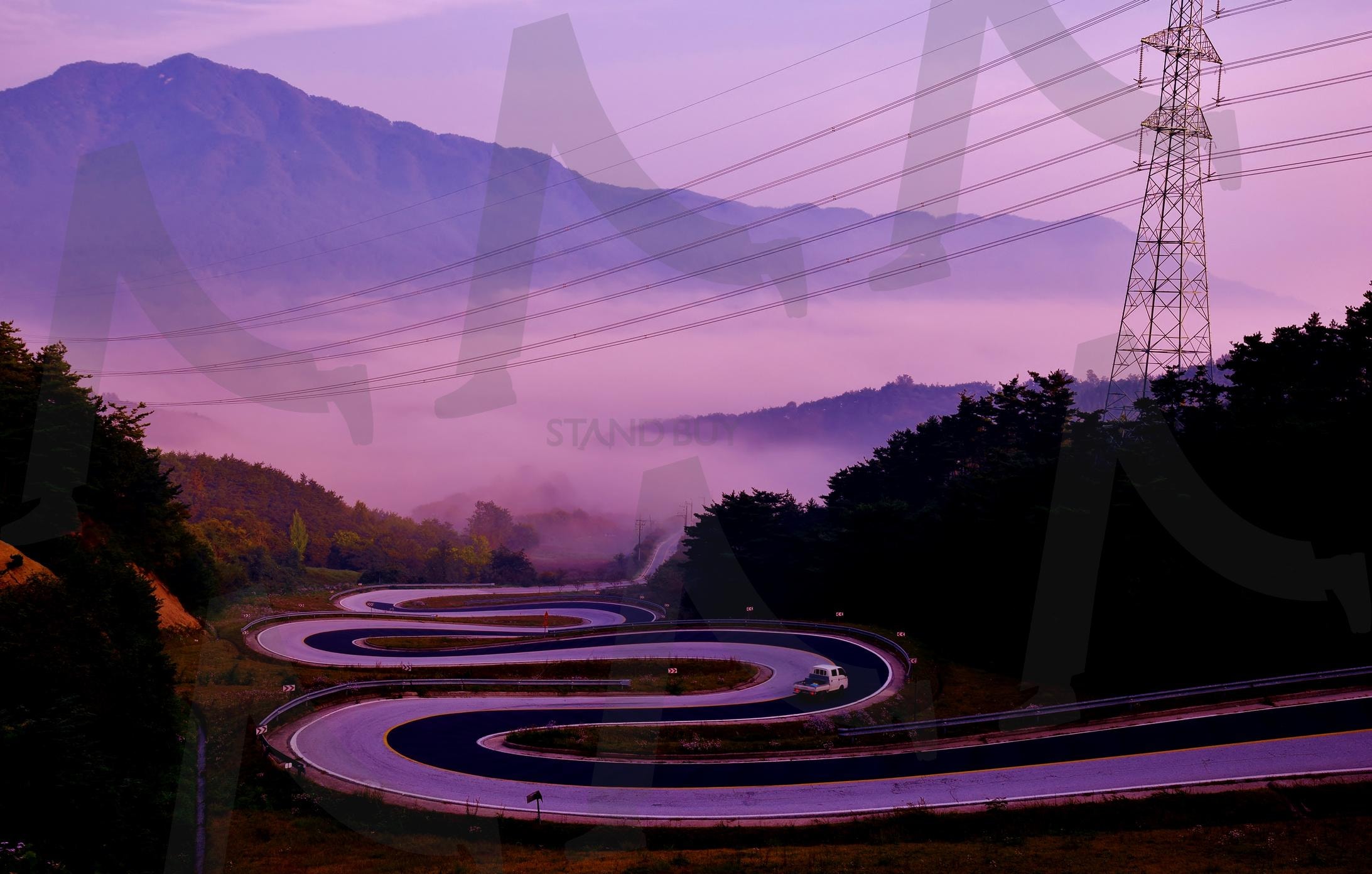 함양 지안재 오도재 | 함양, 지안재, 오도재, 자연, 풍경, 산, 사진, 여름, 운해 | 스탠바이 STANDBUY 디지털 콘텐츠