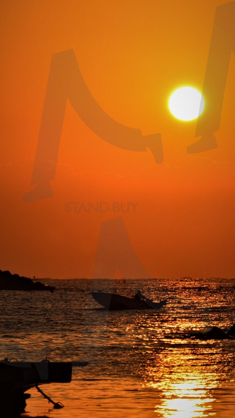 부산 해운대구 송정 바다 일출 | 부산, 해운대구, 바다, 송정, 일출, 해, 어선 | 스탠바이 STANDBUY 디지털 콘텐츠