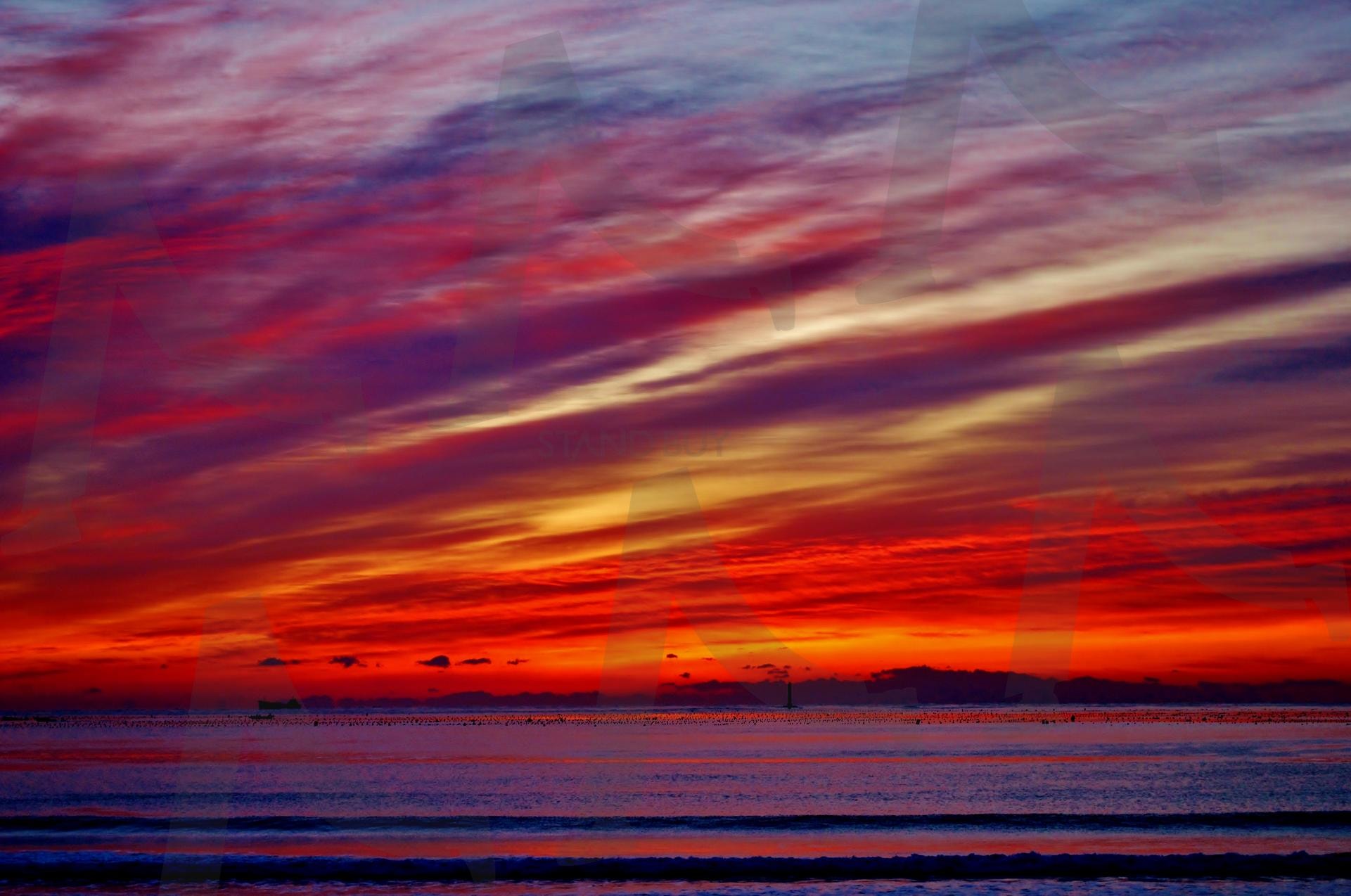 부산 송정해수욕장 여명 일출 | 부산, 송정, 여명, 일출, 바다, 자연, 풍경, 사진 | 스탠바이 STANDBUY 디지털 콘텐츠