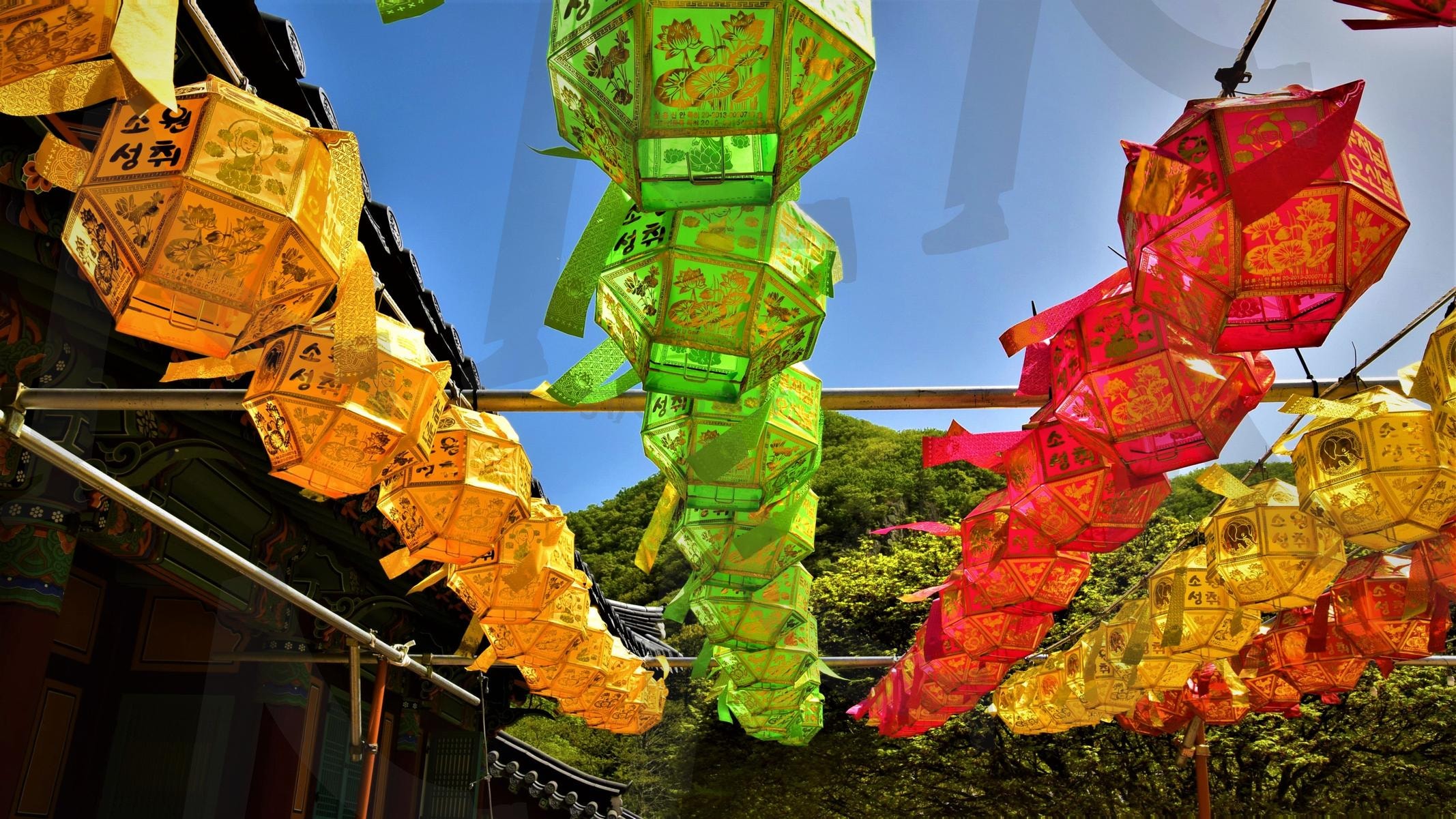 부처님 오신날 연등 | 부처님오신날, 연등, 소원성취, 템플, 사찰, 절 | 스탠바이 STANDBUY 디지털 콘텐츠