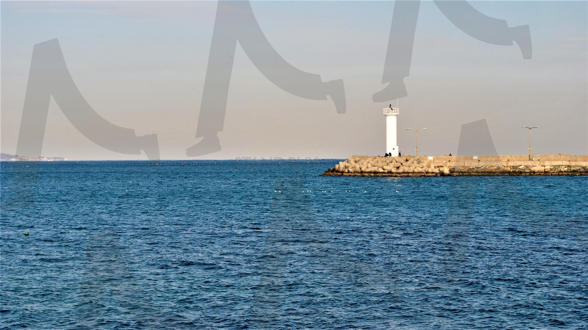 부산 일광면 학리방파제 하얀 등대 | 부산, 일광면, 바다, 하얀, 등대, 자연, 풍경, 사진, 학리방파제 | 스탠바이 STANDBUY 디지털 콘텐츠