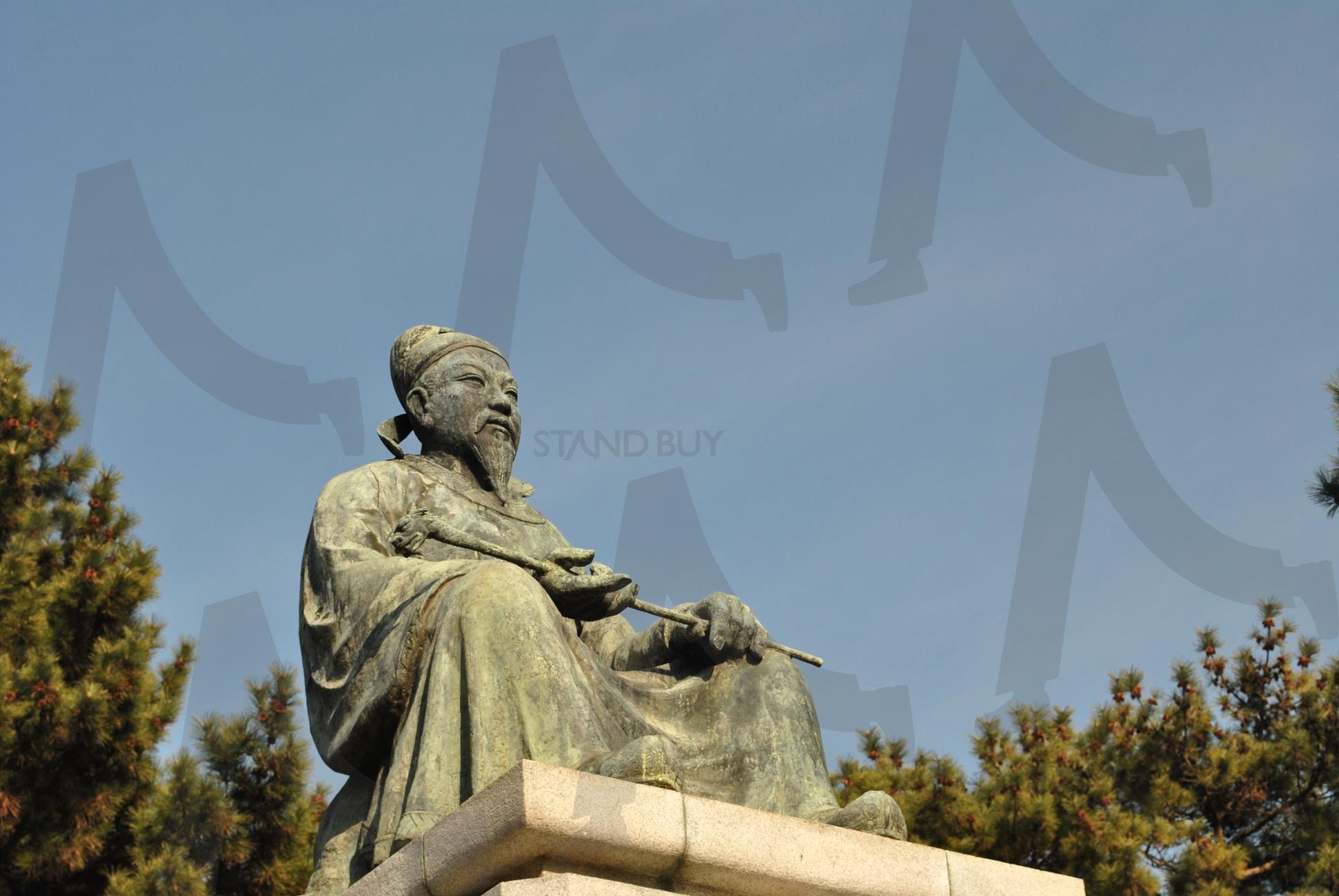 부산 동백섬 최치원 동상 | 부산, 해운대, 동백섬, 최치원, 동상, 위인 | 스탠바이 STANDBUY 디지털 콘텐츠