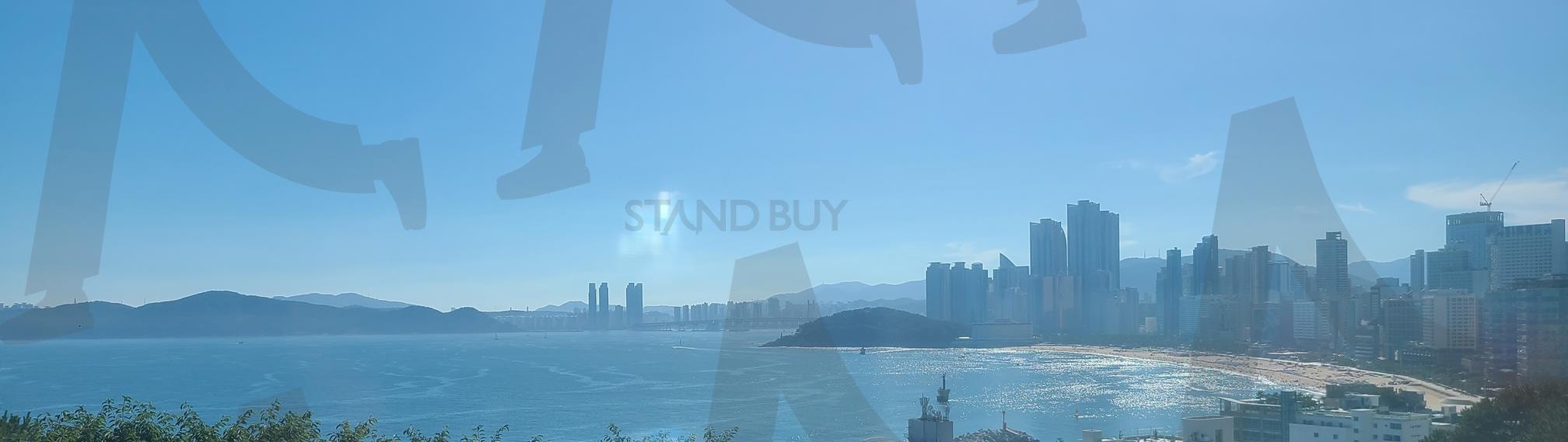 Panorama view of Haeundae Beach in Busan, Korea | 韓国の釜山・海雲台ビーチのパノラマ風景, Panorama view of Haeundae Beach in Busan, korea, busan, a magnificent view of Korea's beaches | 스탠바이 STANDBUY 디지털 콘텐츠
