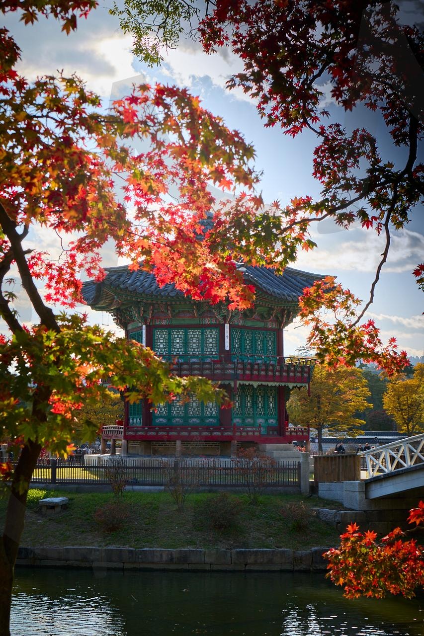 경북궁 경회루 단풍 | 경회루, 단풍, 가을, 경북궁, 서울, 궁, 가을 단풍 | 스탠바이 | STANDBUY